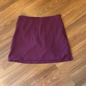 Patagonia Zip-Side Burgundy Skort